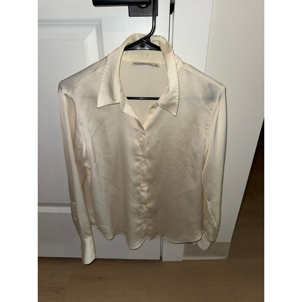 Women’s Silk-Look Button Down
